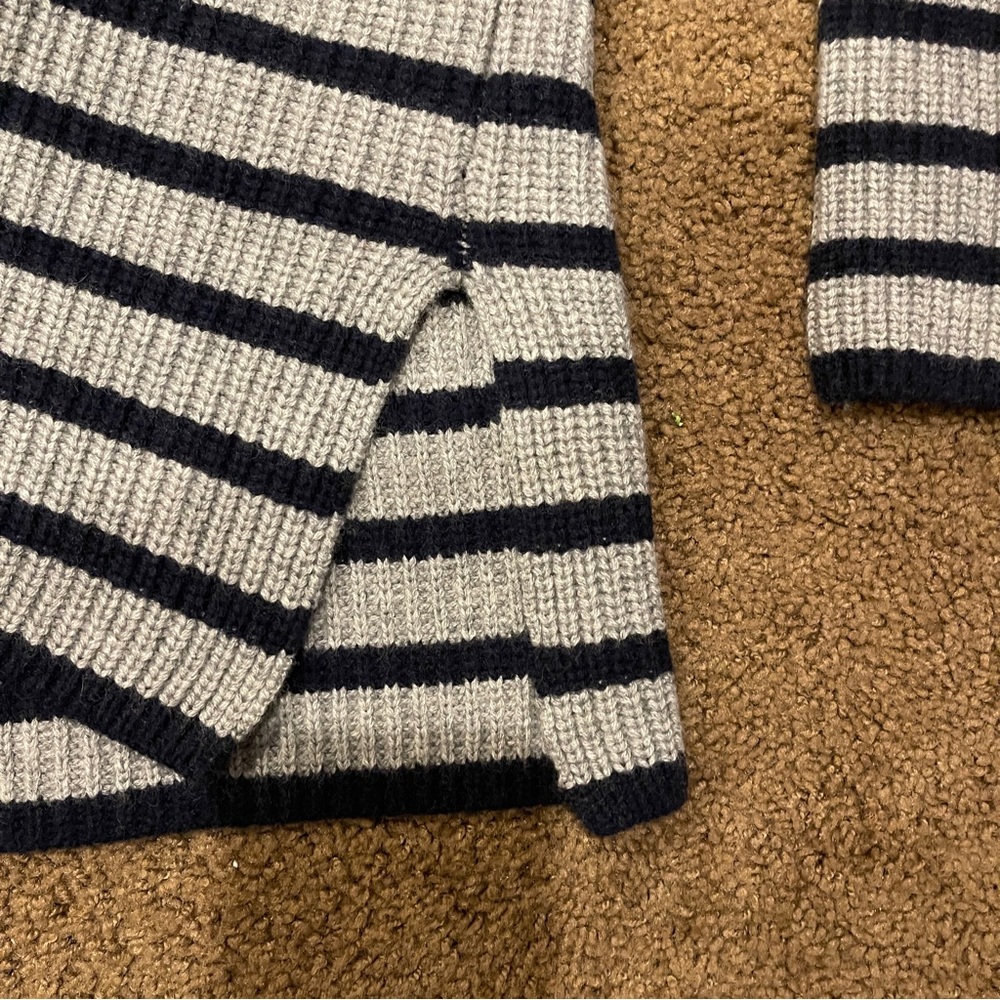 RAILS Claudia Mock Neck Striped Wool-blend Sweater - Picture 7 of 8